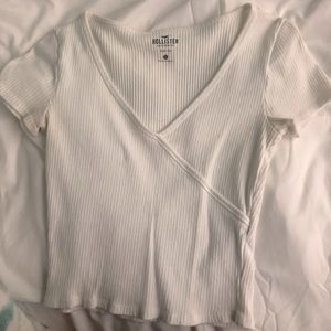 tight hollister crop top